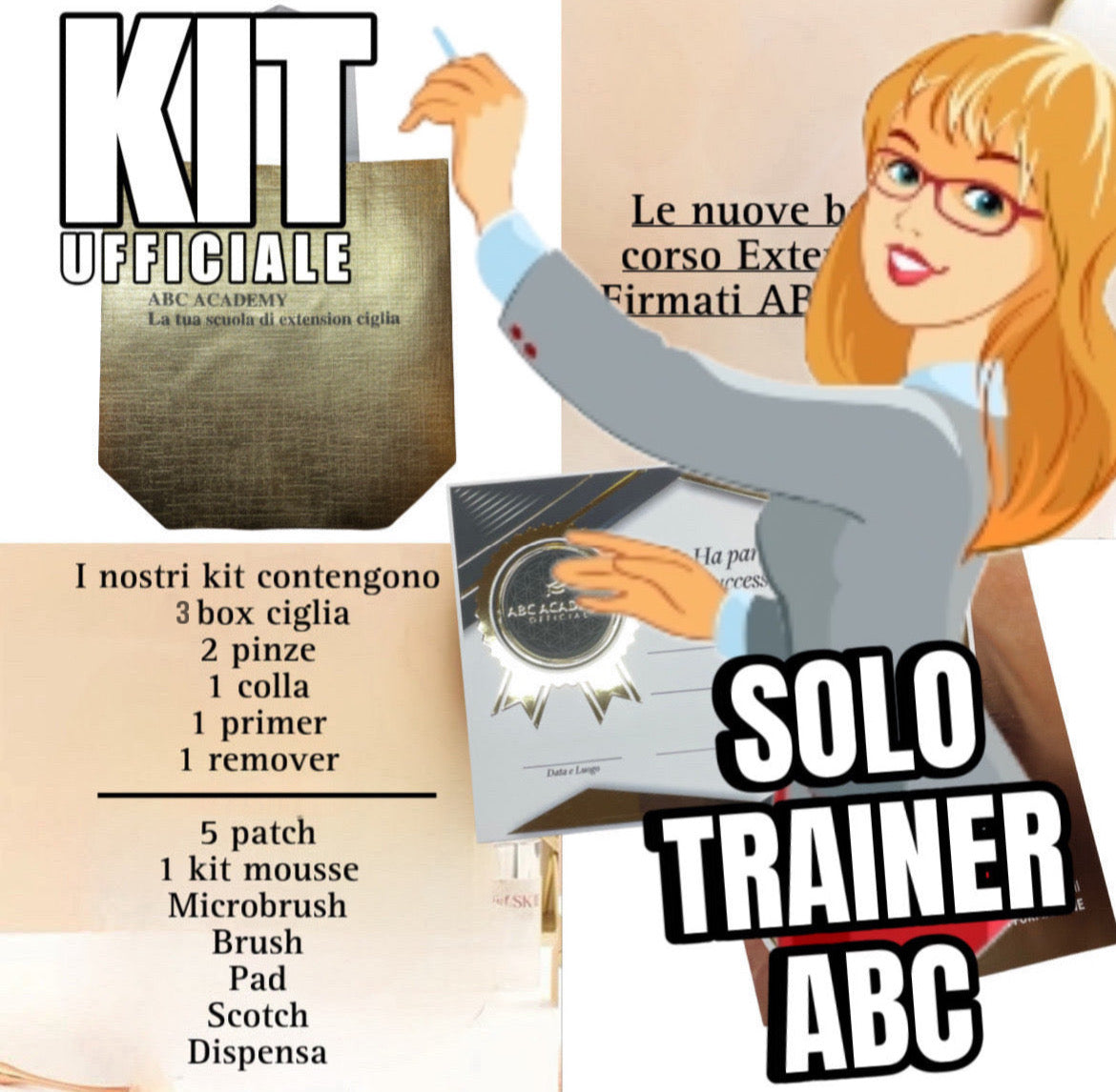 Kit acquistabile solo da trainer AbcAcademy