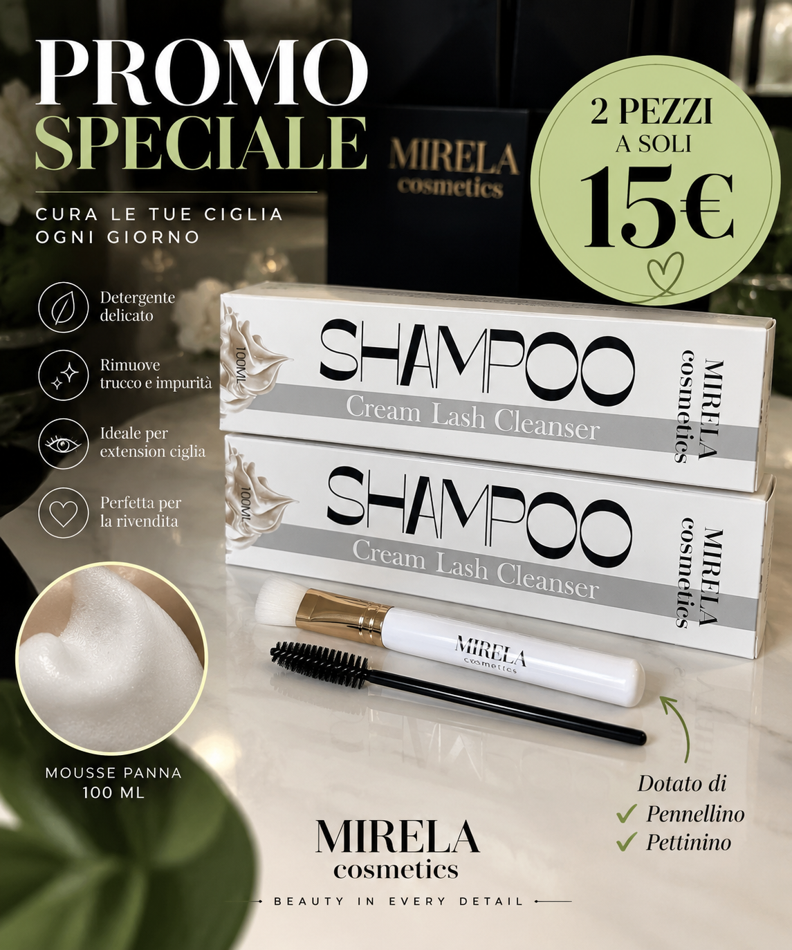 PROMO 2 mousse kit 100 ml