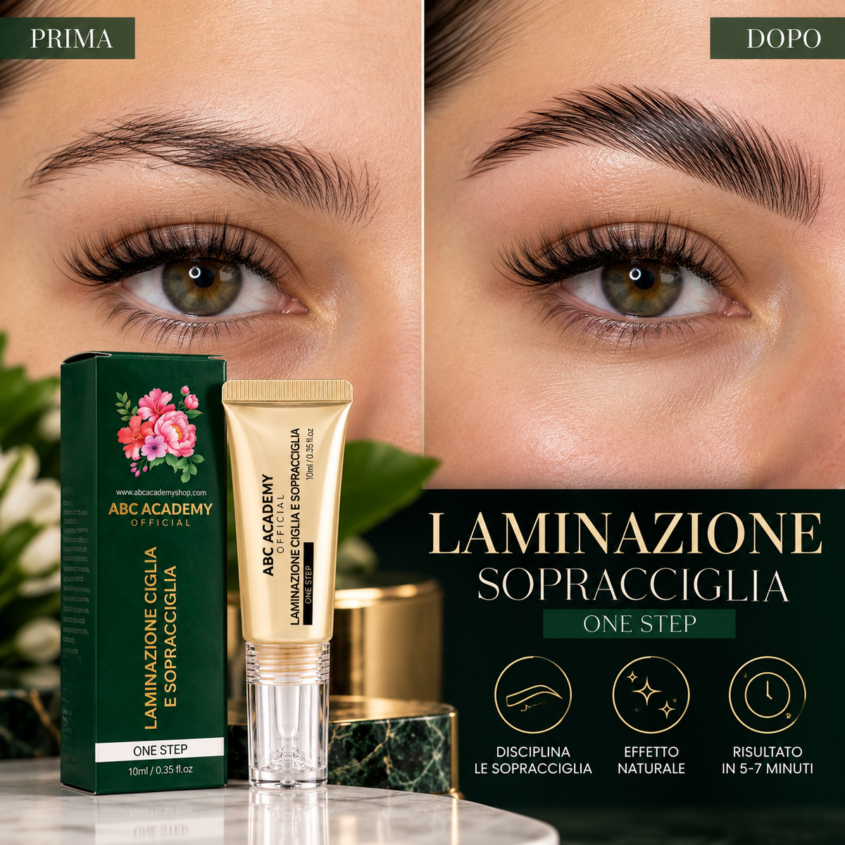 LAMINAZIONE SOPRACCIGLIA ONE STEP
