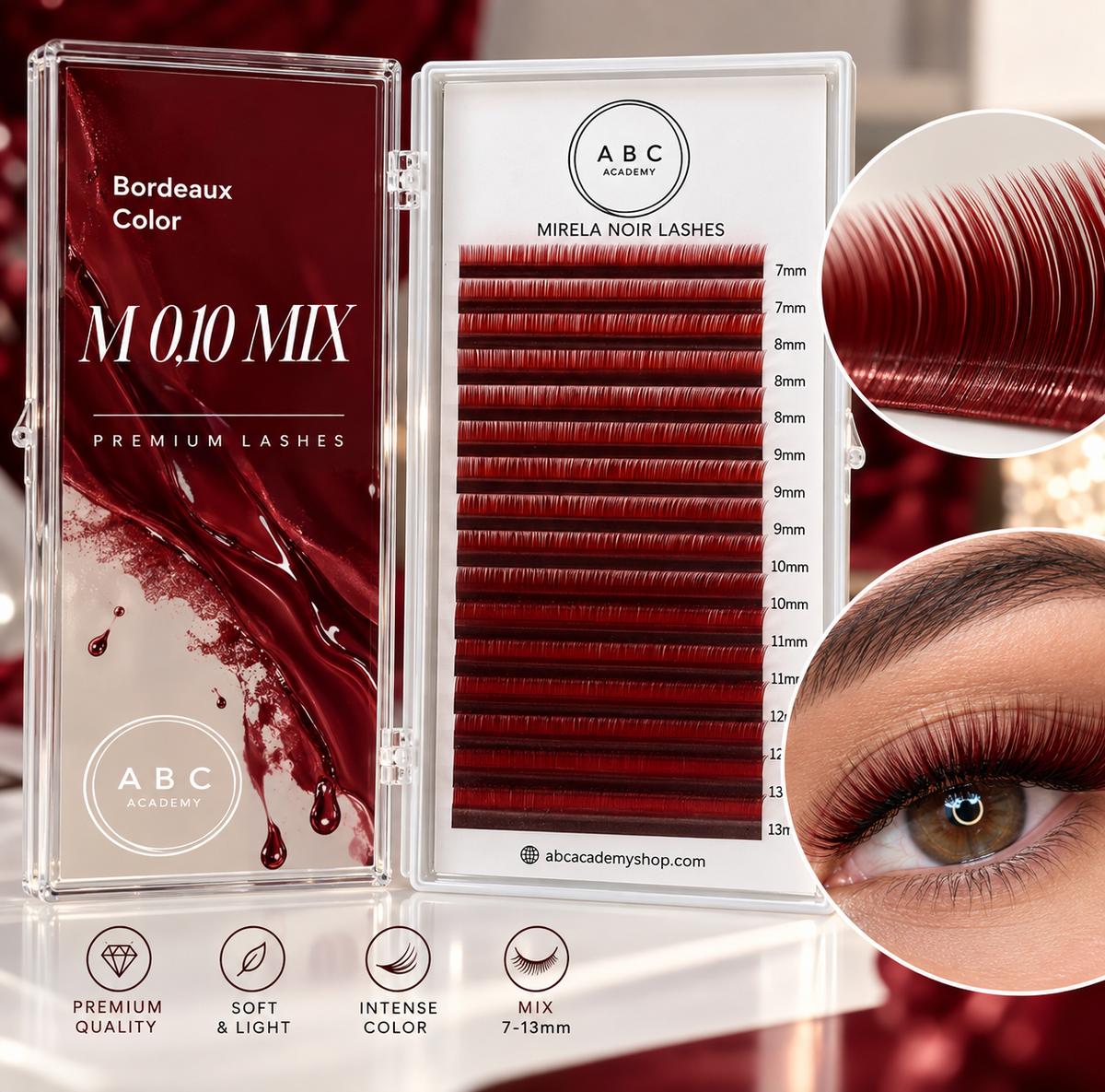M CURL 0,10 MIX BORDEAUX