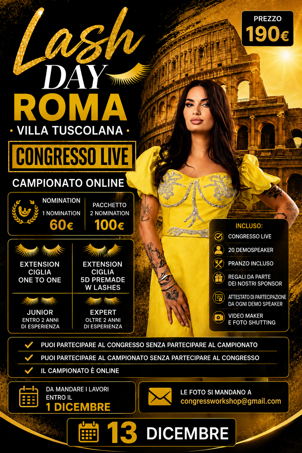 LASHDAYROMA 13 dicembre