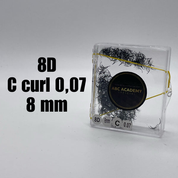 ULTIMI PEZZI 8D C CURL 0,07 8 mm