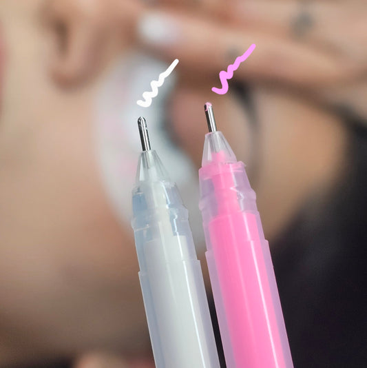 Penna x2 rosa/bianco mappature