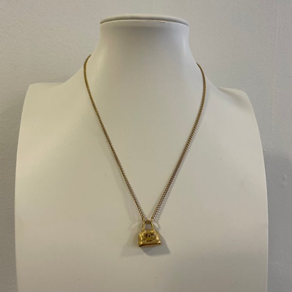 Ch bag gold Collana - Acciaio inossidabile
