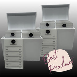 2 Organizer per le tue ciglia! 
20 pezzi Lash pad in ceramica 

placheta pesante e di altissima qualità