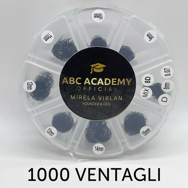 1000 VENTAGLI 8D MIX 0,07 D curl