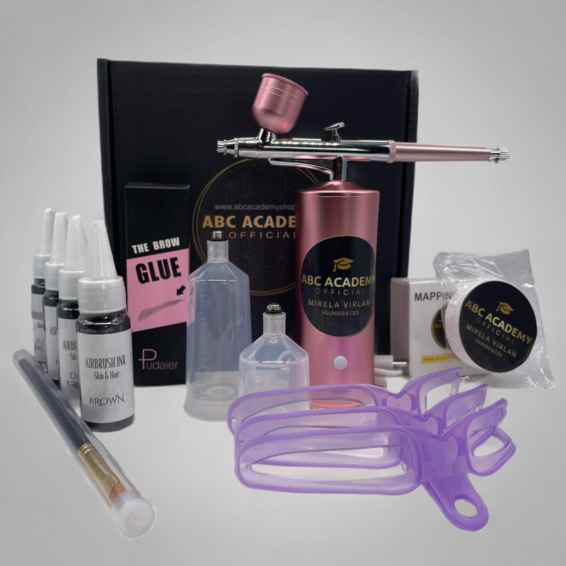 AEROGRAFO AIRBRUSH COLORAZIONE SOPRACCIGLIA