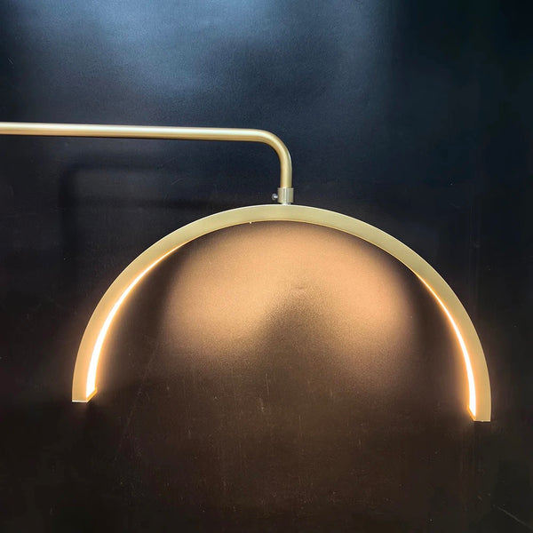 Lampada semiluna gold