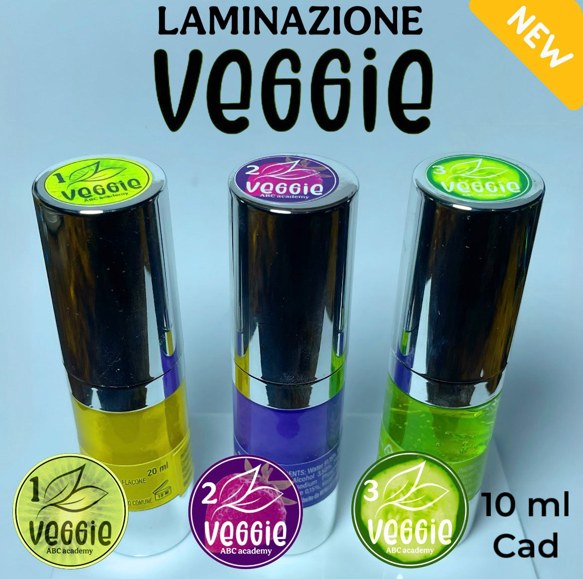 LAMINAZIONE CIGLIA  E SOPRACCIGLIA VEGANA STEP 1 +STEP 2 +STEP 3 vegan